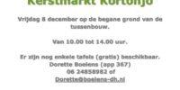 8 december Kerstmarkt
