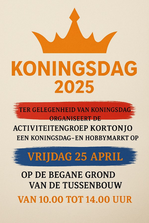 Lees meer over het artikel 25 april Koningsdag in Kortonjo
